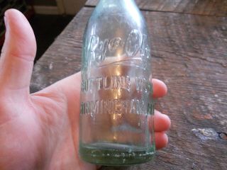 Vintage Rye Ola Birmingham Alabama Bottling Aqua Bottle 2