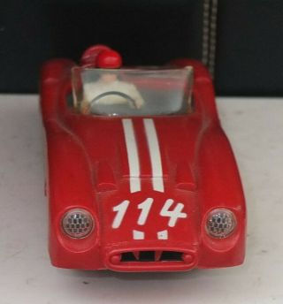 Vintage 1/32 Marx 114 Ferrari ? Slot Car.  Motor