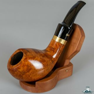 Jess Chonowitsch Designed Stanwell " Viking " Smooth Freehand Brass Band (gr 14)