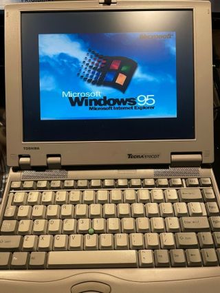 Toshiba Tecra Laptop (510cdt) Windows 95 - Great