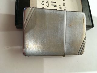 Vintage Zippo 2032695 Lighter 4 Barrel Hinge Slash Corners 4