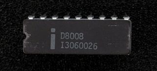 Intel D8008 18 Pin Ceramic Dip First 8 - Bit Microprocessor Cpu Mcs - 8 Nos
