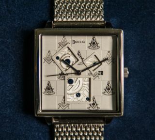 Barclay Past Master Masonic Watch -
