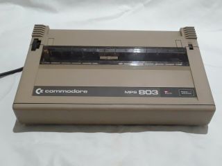 Vintage Commodore Mps - 803 Impact Dot Matrix Printer