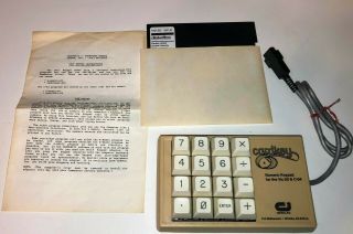 Vintage Cardkey Numeric Keypad For Commodore 64 And Vic - 20 -,