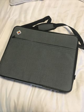 Vintage Apple Macintosh Computer Briefcase/laptop Tote Bag,  17x13x3.  5”