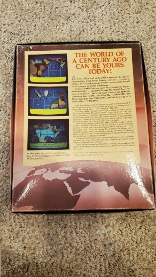 RARE - Colonial Conquest by SSI for Atari 400/800 XL/XE - Complete 3