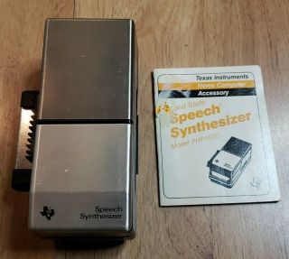 Vintage Texas Instruments Ti - 99/4a Speech Synthesizer Php1500