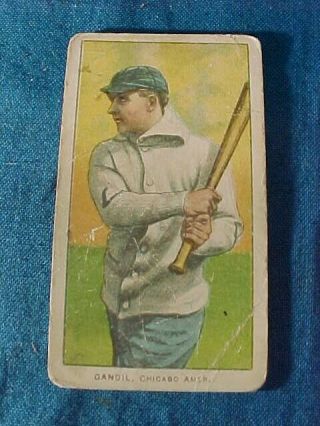 1909 T206 Sovereign Cigarettes Baseball Card - Chick Gandil Chicago White Sox