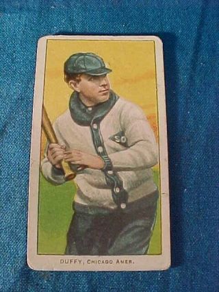 1909 T206 Sovereign Cigarettes Baseball Card - Hugh Duffy Hall Of Fame