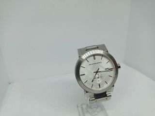 Burberry The City Silver Dial Stainless Steel Men 
