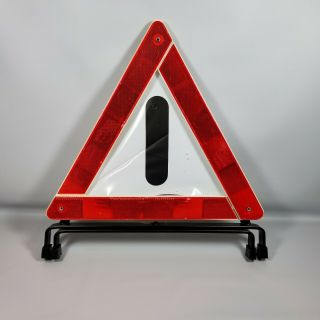 Vintage Volkswagen Emergency Warning Sign Triangle K23641 Warndreieck