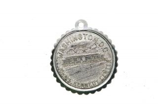 Vintage Sterling Silver Washington Dc Jfk Center Charm 1885/t/p29