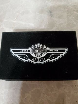 Zippo Sterling Silver Harley Davidson Lighter