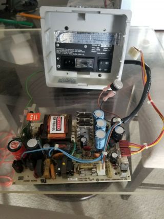 Vintage Osborne 1 Computer Power Supply Board W/ Power Switch Bezel And Wiring