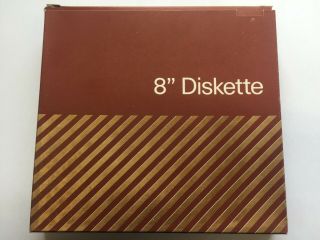 8 " 8 Inch Floppy Disk Ec5274 Izot Blank Diskettes Ibm,  Nos Box,  Qty10