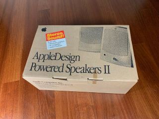 Appledesign Powered Speakers Ii M2497 With Box Wow
