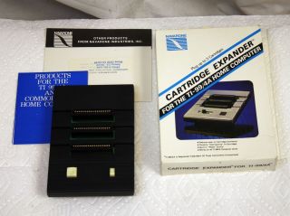 Vintage Navarone Cartridge Expander For Texas Instruments Ti - 99/4a,  Boxed