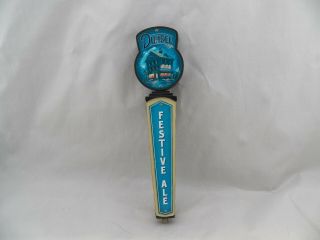 Vintage Dundee Brewing Company Festive Ale Beer Tap Handle 11 " Guc