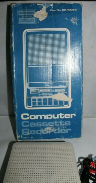 Vintage Radio Shack TRS - 80 Computer Cassette Recorder CCR - 81 3