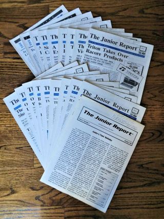 Ibm Pcjr Newsletters,  Jr Reports And Software 1987 - 1990 For Vintage Computer