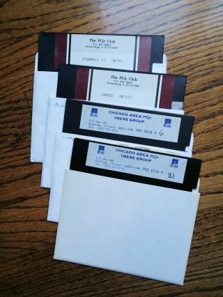 IBM PCjr Newsletters,  Jr Reports and Software 1987 - 1990 for Vintage Computer 3