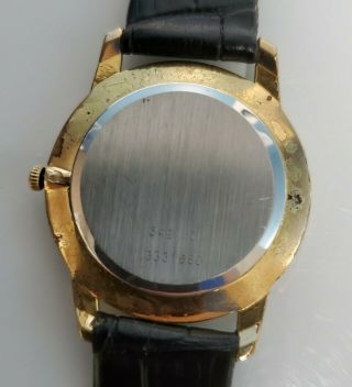 Vintage 1960 ' s Universal Geneve 1 - 42 Ultra Slim Gold Watch 3