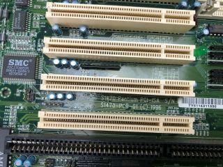 Tyan S1470 Socket 7 Computer Motherboard Pentium 166MHz Award BIOS PCI/ISA Slots 2