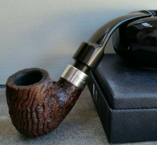 1976 Peterson Deluxe System 9s Xl 925 Sterling Silver Estate Pipe Pipa Pfiefe