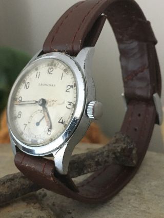 Rare Vintage Leonidas ATP WW2 Issued Military Old Watch 2