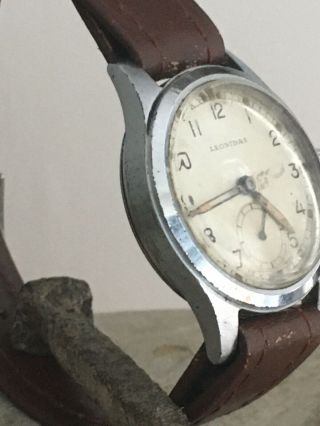 Rare Vintage Leonidas ATP WW2 Issued Military Old Watch 3