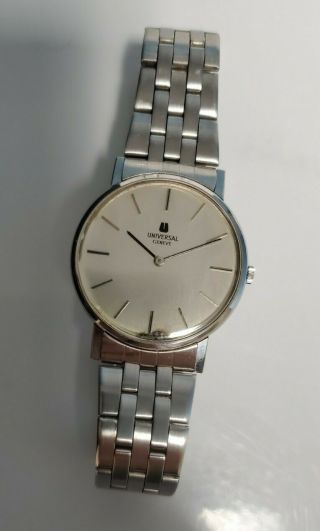 Vintage 1960 ' s Universal Geneve 1 - 42 Ultra Slim Watch 2
