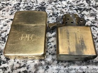 Vintage Solid 14k Gold Zippo Lighter