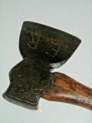 Vintage Forged Axe Single Bit With Handle 1 Lb & 15 Oz