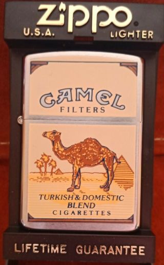 Camel Zippo Lighter Vii 1991 Unfired Boxed Cigarette Packet Rjr Rj Reynolds