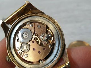 Garrard 375 9ct Gold Watch Wristwatch Rare T Swiss Made T TRITIUM 5