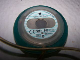 iMac Blueberry USB Puck Style Mouse M4848 2
