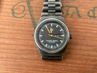 Porsche Design By Orfina 7050s Day Date Automatic Vintage Watch W/ Bracelet