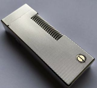 Dunhill Silver ‘barley’ Rollagas Lighter - Fully Overhauled & Sublime