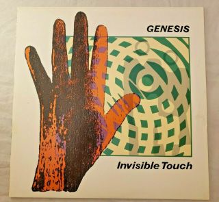 Genesis - Invisible Touch - Vintage Vinyl Lp Record - Atlantic 81641 - 1 - E = Ex/ex