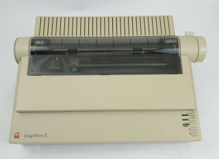 Vintage Apple Macintosh Imagewriter Ii Printer W/ Power Cord,  Powers Up As - Is