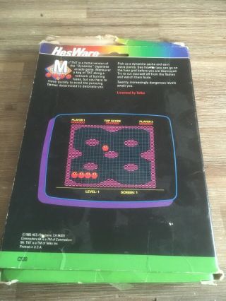 Rare HesWare Mr TNT Boxed Cartridge Commodore 64 C64 Game With Instructions 2