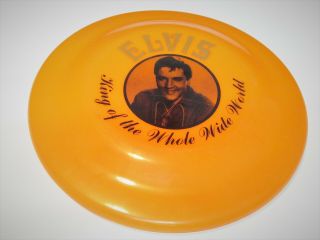 Vintage Elvis Frisbee 1970 
