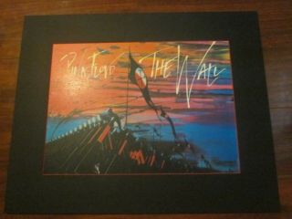 Vintage Lithograph Print Pink Floyd The Wall Hammers Marching Scene 20 " X 16 "