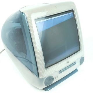 Vintage 1999 Apple Imac G3 400 Dv Special Edition Graphite Ice M5521 Runs