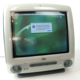Vintage 1999 Apple iMac G3 400 DV Special Edition Graphite Ice M5521 RUNS 3