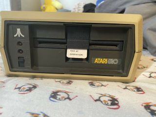 Atari 810 Disk Drive,  Sio Cable,  And Power Supply