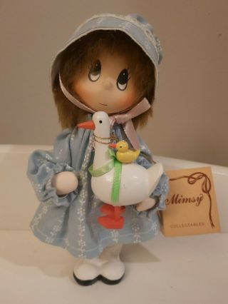 Vintage Mimsy Collectible Doll With Duck Lynny