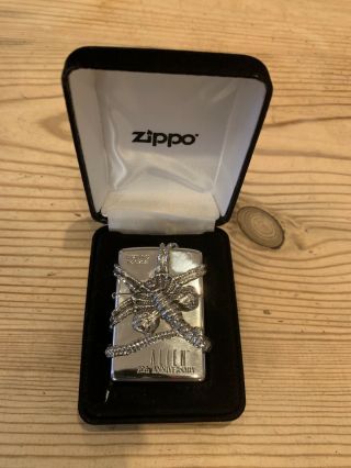 Zippo Solid Sterling Silver Alien - 20th Anniversary Limited Edition 2