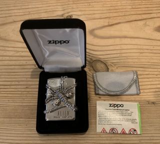 Zippo Solid Sterling Silver Alien - 20th Anniversary Limited Edition 3